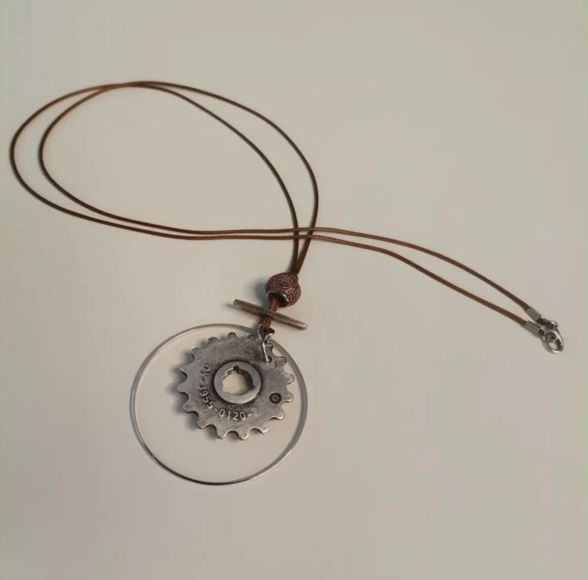 Evoluzione – Boho Handmade Steampunk Gear Pendant Necklace