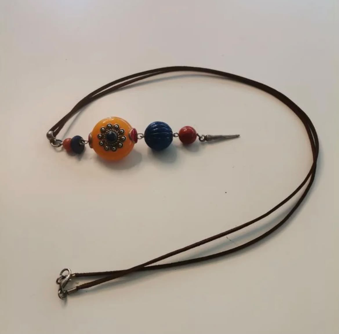 Ήλιος και Γη – Boho Χειροποίητο Κολιέ | Sun and Earth – Boho Beaded Necklace